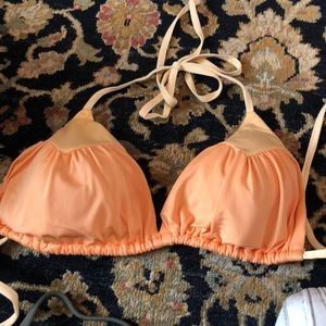 Orange bathing suit top